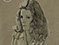 Lucian Freud 'A Girl' 1946 Conte on Paper 45.1cmx40cm