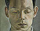 Lucian Freud "A Writer" 1955 Oil on Canvas 23cmx16cm