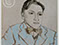 Lucian Freud 'Boy with a Pigeon' 1944 Conte and Crayon on paper 50cmx33cm