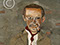 Lucian Freud "Cedric Morris"&nbsp; 1940&nbsp; Oil on Canvas&nbsp; 30.5cm x 25.4cm&nbsp;&nbsp;&nbsp; 