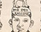 Lucian Freud 'David Emery Gascoyne' 1944 Ink on paper 17.8cmx15.2cm