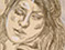 Lucian Freud 'Drawing of Ib' c1989 Charcoal and Crayon on Paper 19cmx14cm