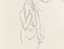 Lucian Freud 'Drawings of a Model' c2001 Pencil on paper 41cm x 28.5cm