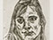 Lucian Freud "Esther" 1991 Etching (ed of 25) 22cmx20.2cm