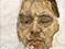 Lucian Freud "Francis Bacon-(Unfinished)" 1956-1957 Oil on Canvas 35.5cm x 35