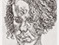 Lucian Freud "Girl with Fuzzy Hair" 2004 Etching (ed of 46) 31.7cmx29.5cm