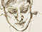 Lucian Freud 'Girl with Necklace' 1980 Charcoal on Paper 32.5cmx24.1cm