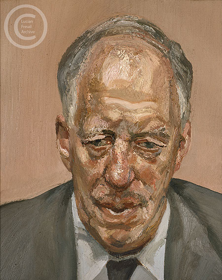 &nbsp;"Head of a Man" 1991 Oil on Canvas 50.7cmx40.5cm