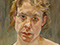 "Head of a Naked Girl" 1999 Oil on Canvas 51cmx40cm