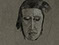 Lucian Freud 'Head of a Woman' 1943 Conte on Paper 47.3cmx30.1cm