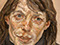 &nbsp;"Head of a Woman" 1990-1991 Oil on Canvas 38cmx30.5cm
