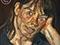 &nbsp;"Head of a Woman" 1992 Oil on Canvas 25.4cmx25.4cm
