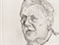 Lucian Freud 'John Richardson' c1998 Charcoal on paper 41.1cmx29.1cm