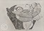 Lucian Freud 'Juliet Moore Asleep' 1943 Conte on Paper 34cmx46.3cm