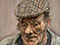 "Man in a Check Cap" 1991 Oil on Canvas 61cmx45cm
