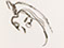 Lucian Freud 'Model with Eyes Closed (lll)' c2001 Ink on paper 41cm x 28.5cm