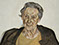 Lucian Freud "Portrait of a Woman" 1969 Oil on Canvas 68.5cmx58cm