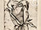 Lucian Freud "Rose" 1948 Etching (1 or 2 Proofs only) 11.8cmx8