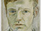 Lucian Freud "Self-Portrait"&nbsp; 1949&nbsp; Oil on Canvas&nbsp; 25cm x 17cm 