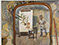 Lucian Freud "Small Interior (Self Portrait)" 1968 Oil on Canvas 22.2cmx26cm