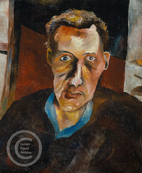Lucian Freud "Stephen Spender"&nbsp; 1940&nbsp; Oil on Canvas&nbsp; 61.0cm x 49.5cm