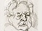 Lucian Freud "The Painter's Mother (1st version)" 1982 Etching (3 proofs) 15.2cmx12.7cm