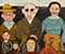 Lucian Freud "The Refugees"&nbsp; 1940-41&nbsp; Oil on Canvas&nbsp;&nbsp; 50.8cm x 60cm