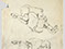 Lucian Freud 'Two Boys Lying Down' 1941 Ink on paper 37.5cmx24cm